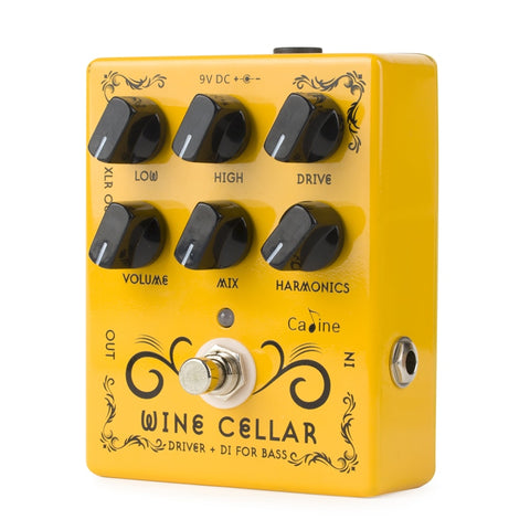 Caline CP-60 Wine Cellar Bass Driver+DI box Guitar Effects Pedal