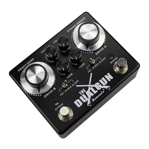 Demonfx Dualgun Overdrive Distortion Booster Guitar Effects Pedal