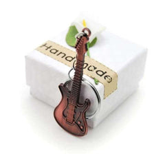 Electric guitar keychain