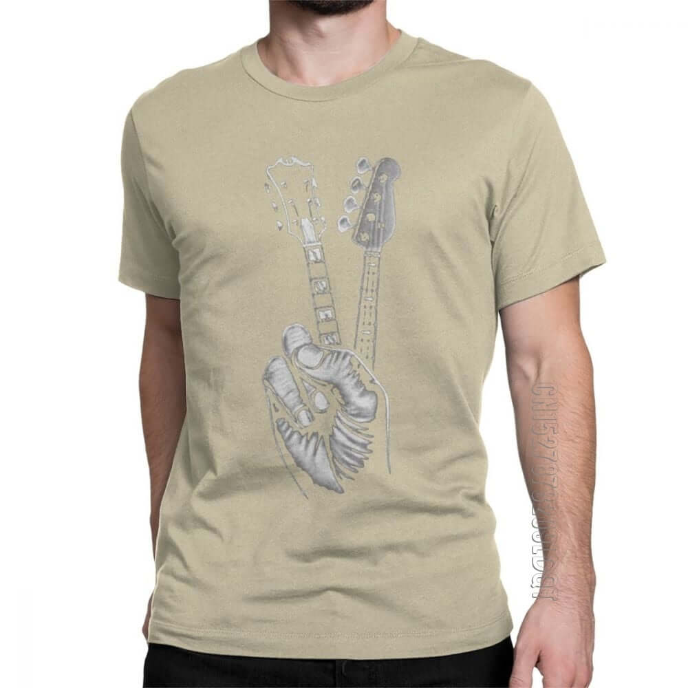 pretty green guitar t shirt