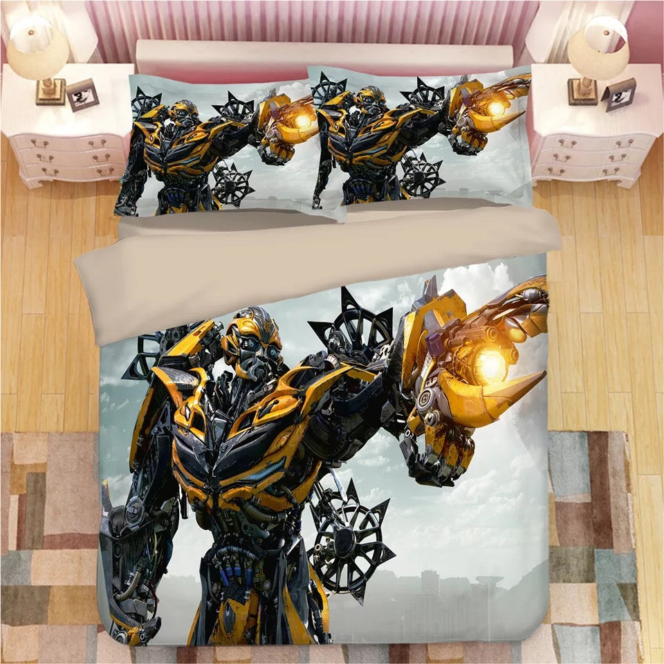 Transformers Bumblebee Optimus Prime 5 Duvet Cover Quilt Cover