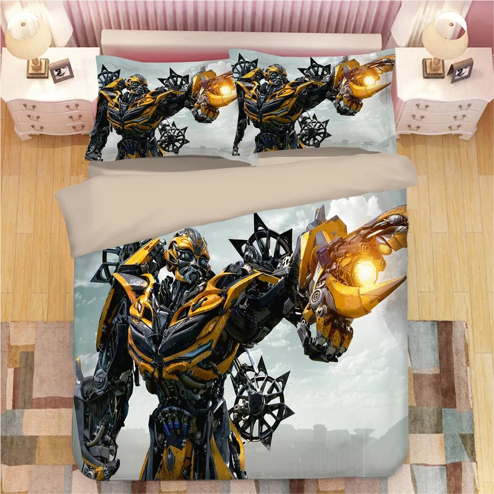 Transformers Bumblebee 4 Duvet Cover Quilt Cover Pillowcase