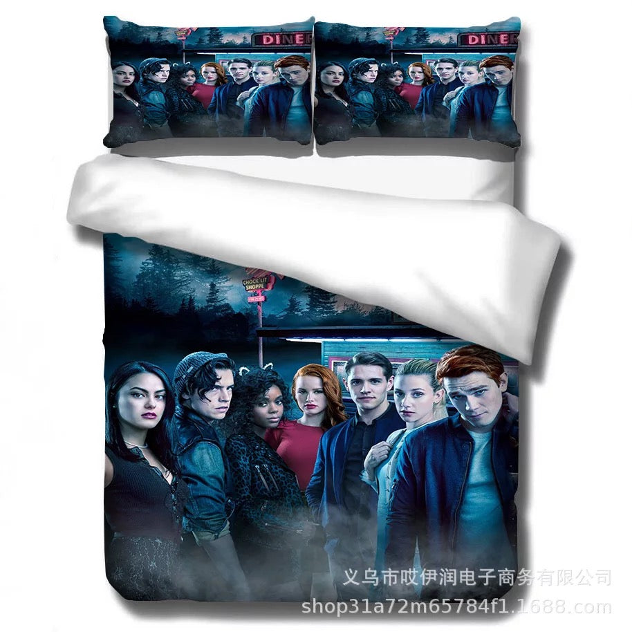 Riverdale South Side Serpents 3 Duvet Cover Quilt Cover Pillowcase Be Bedding Picky - bed sheets roblox