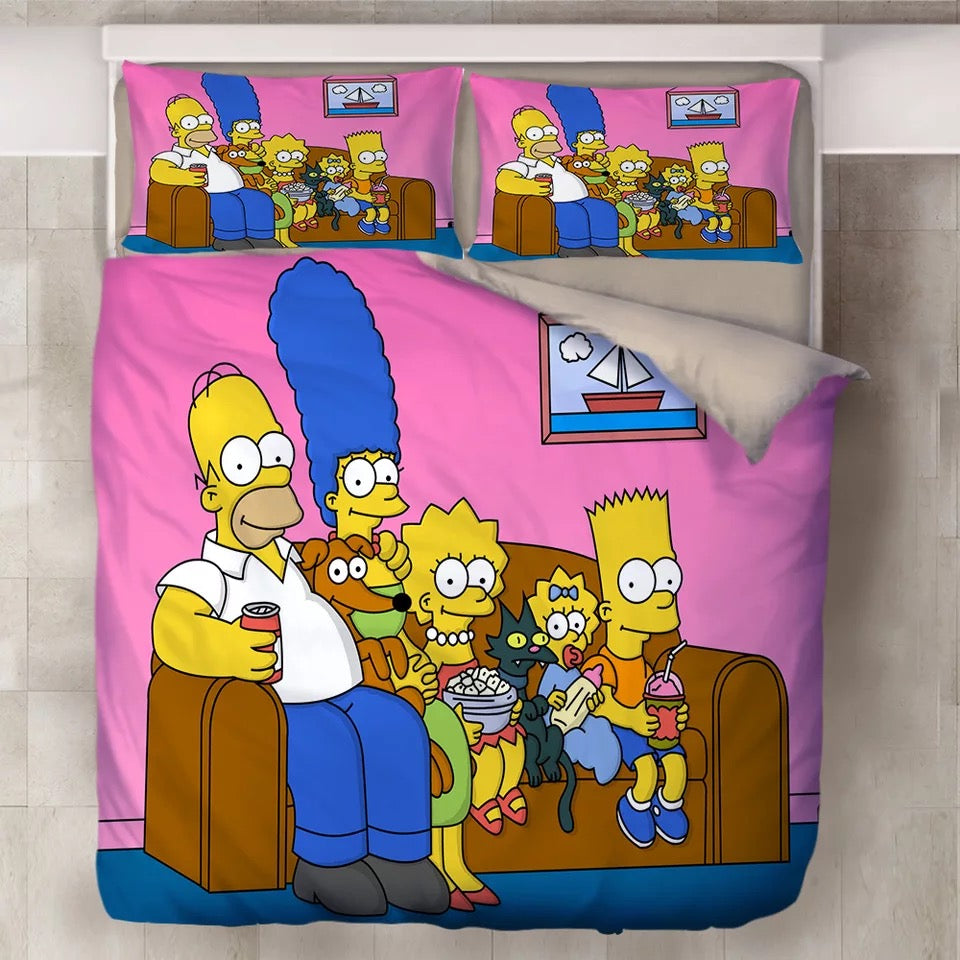 Anime The Simpsons Homer J Simpson 4 Blackout Curtains For