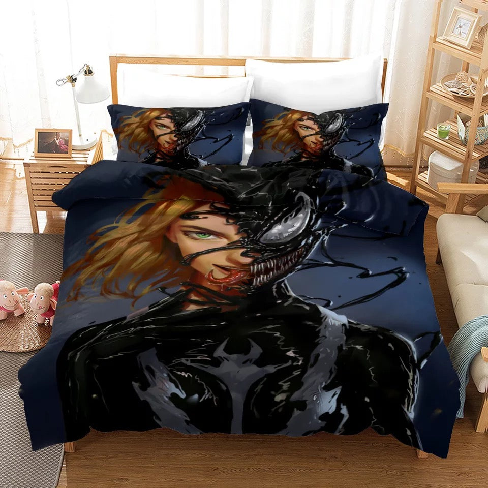 Venom #4 Duvet Cover Quilt Cover Pillowcase Bedding Set Bed Linen Home