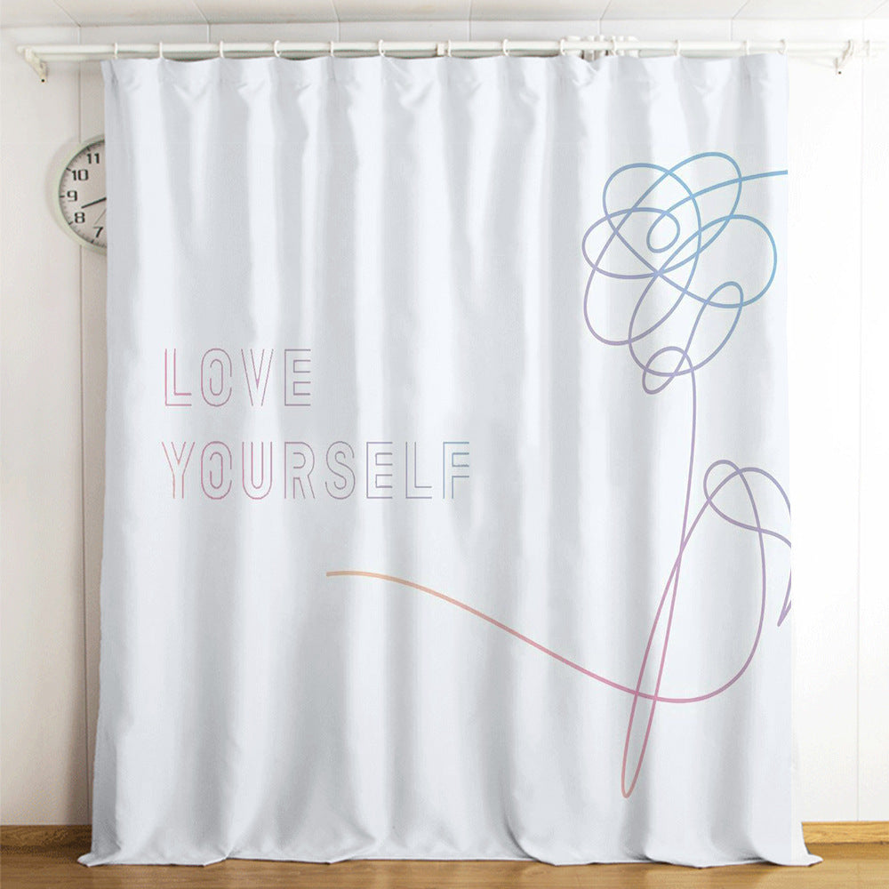Kpop Bts Bangtan Boys Army A R M Y 2 Blackout Curtains For Window Tre Bedding Picky - roblox curtains