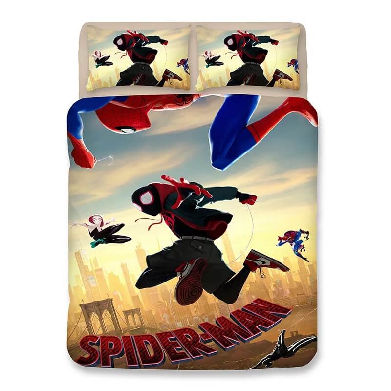 Spider Man Into The Spider Verse Miles Morales 10 Duvet Cover