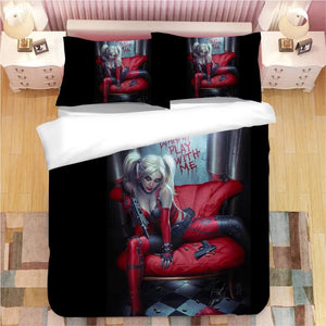 harley quinn bed set