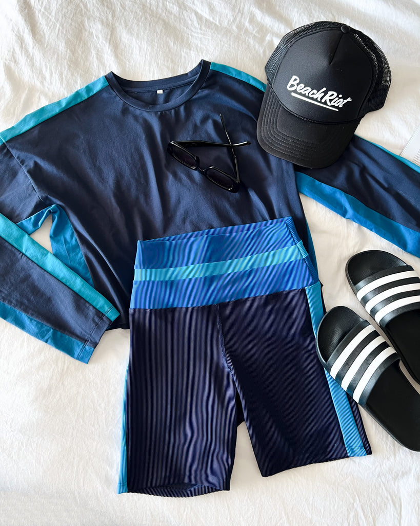 Navy blue activewear set