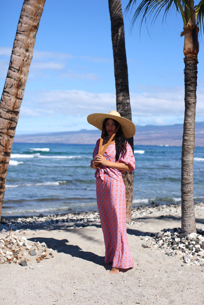 Seashell maxi dress