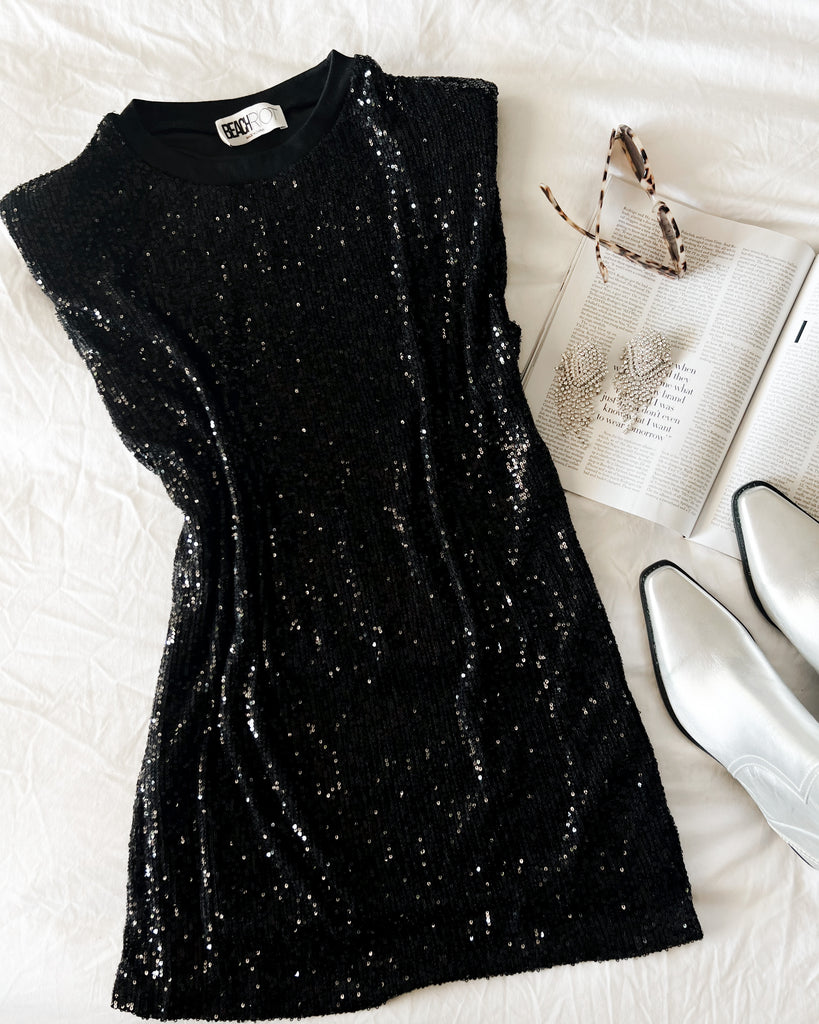 Black sparkle dress