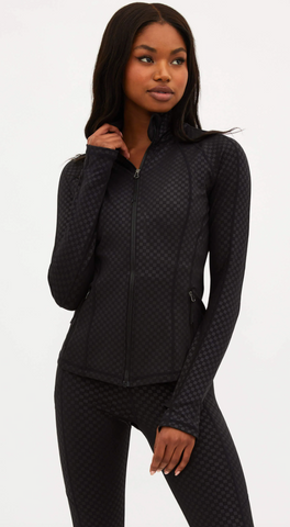 Black workout jacket