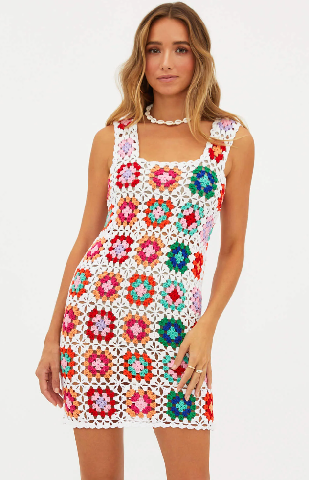 Crotchet bohemian dress