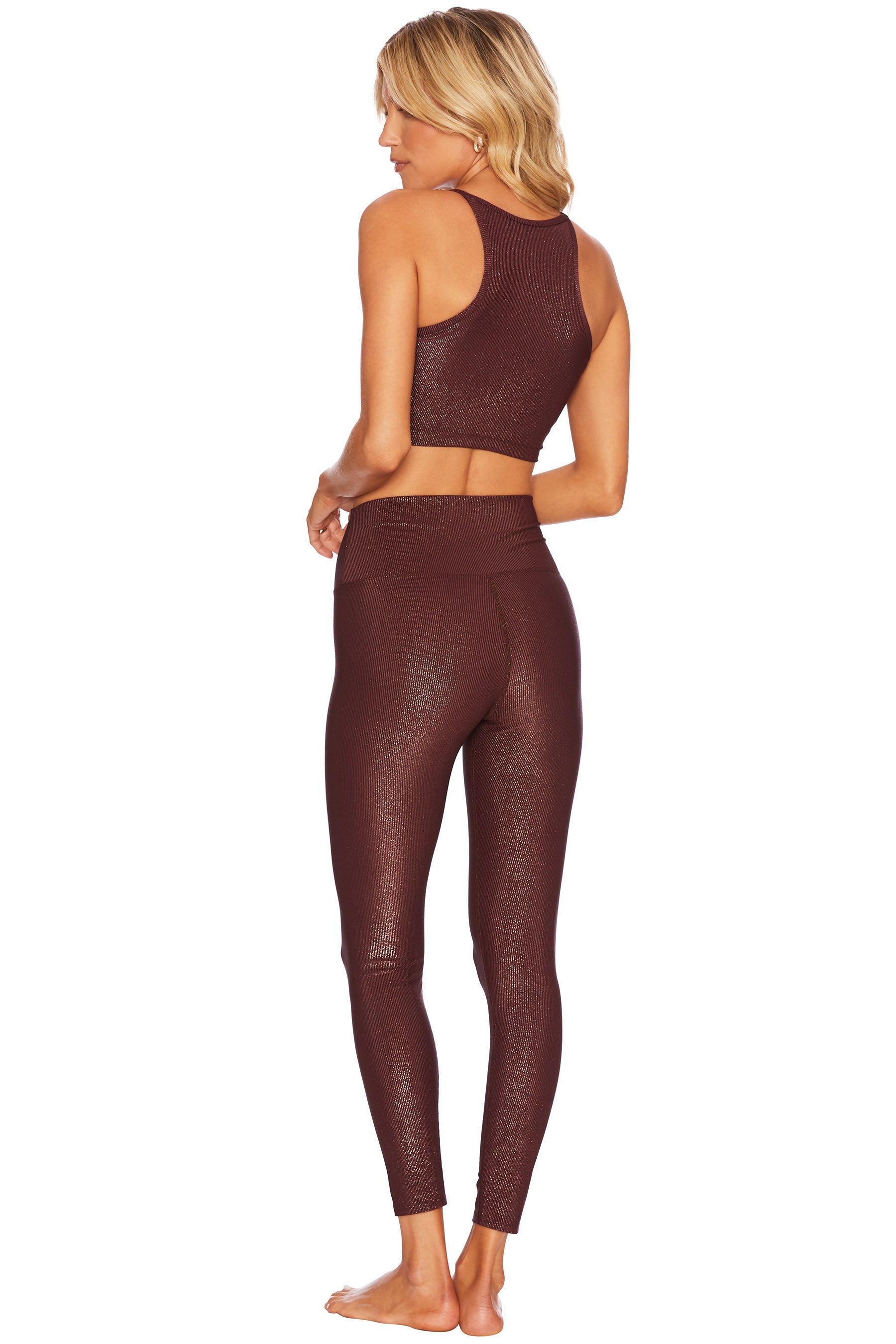 Glitter Ayla Legging Bitter Chocolate