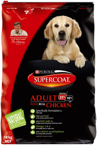 supercoat large breed dog food