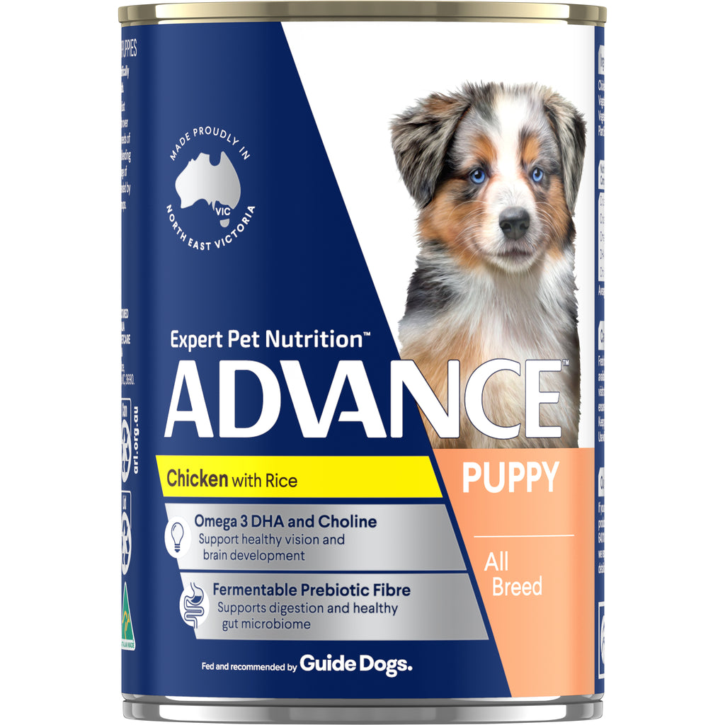 ADVANCE™ Puppy Plus Growth Chicken and Rice Cans | Petfood Express