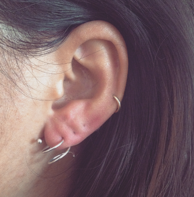 Little Hoop Earring silver – IVY & LIV