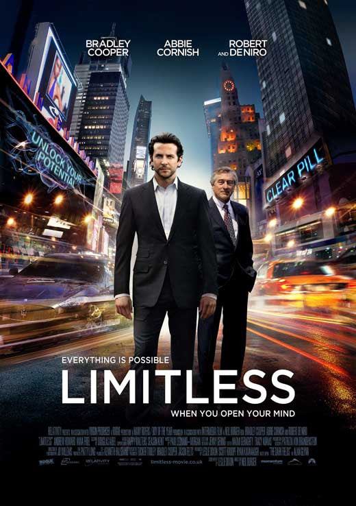 Limitless Uk 27x40 Movie Poster 2011 