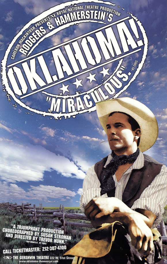 Oklahoma 11x17 Broadway Show Poster