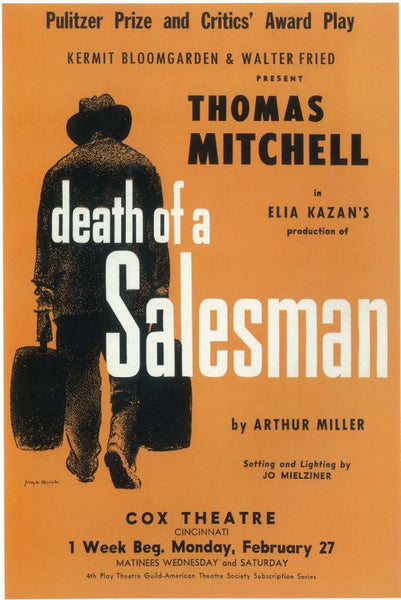 Death Of A Salesman 11x17 Broadway Show Poster (1949)