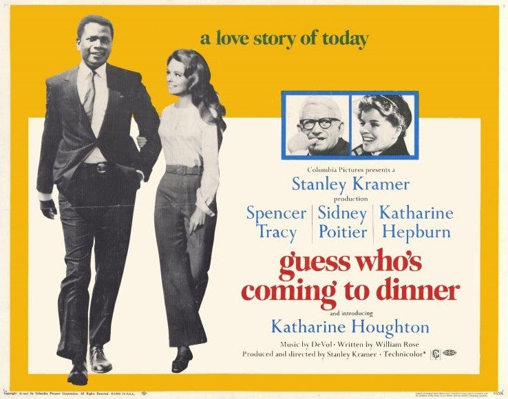 Guess Who's Coming to Dinner 22x28 Movie Poster (1967)