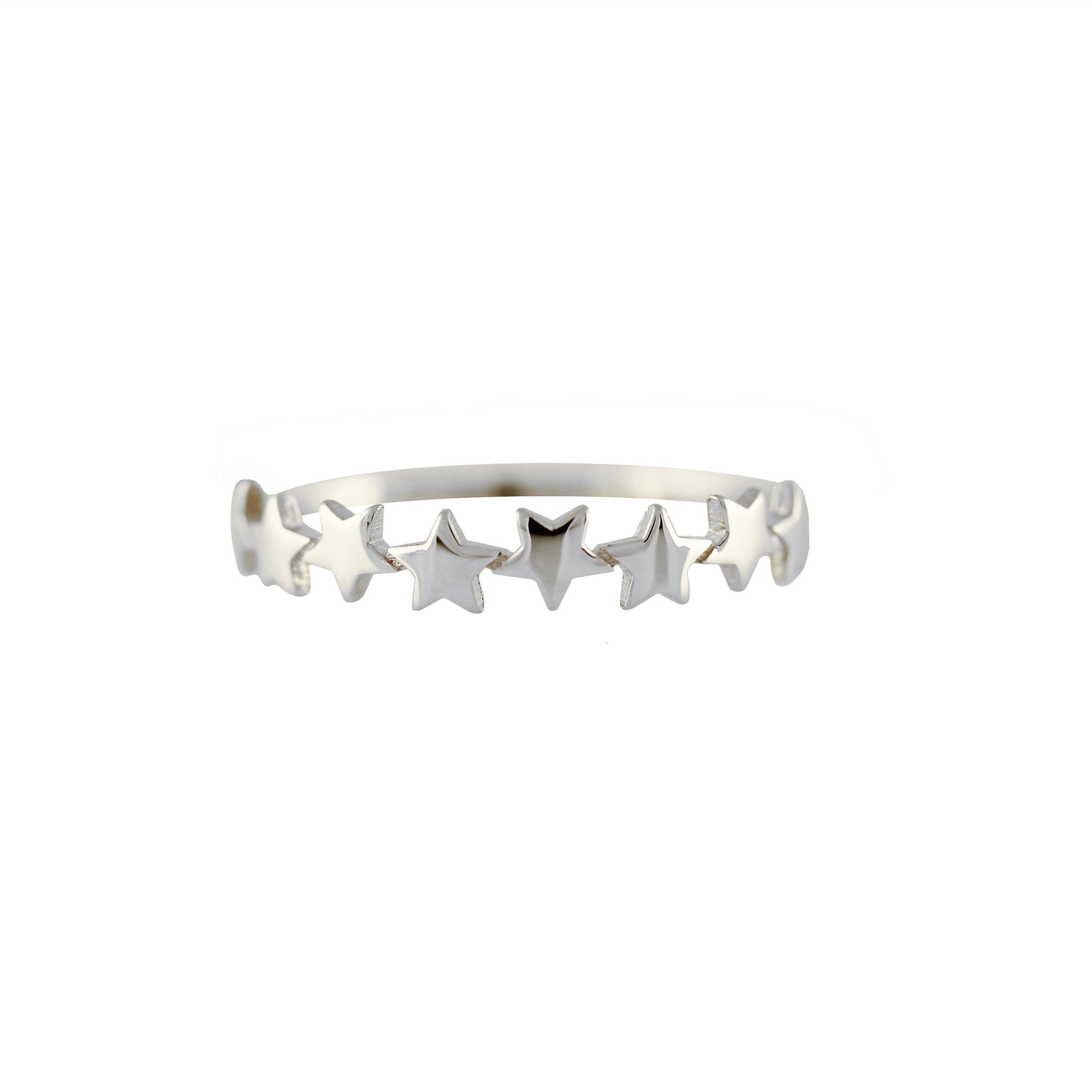 14K MULTI STARS STACKABLE RING