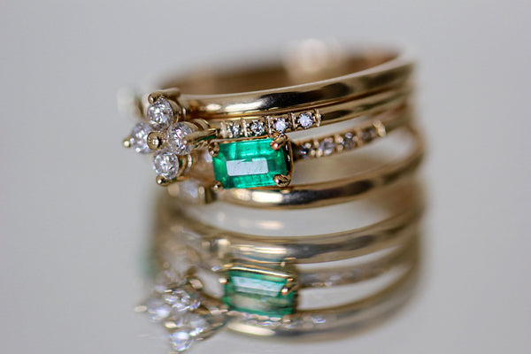 EMERALD OCTAGON WITH PAVE RING – LUMO