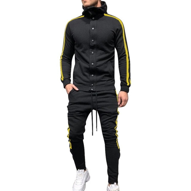 mens slim tracksuits