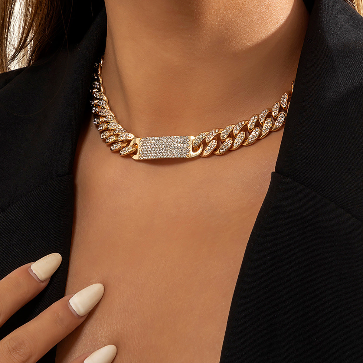 Lock Chain Necklace  The Diana Tracy Collection