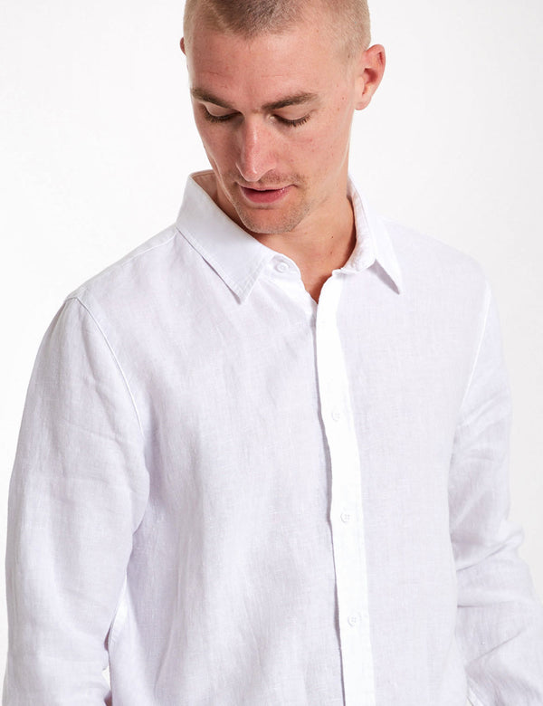 Mens Long Sleeve Shirts | Linen, Flannel & Oxford - MR SIMPLE