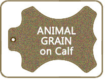 Genuine Animal Grain  Pattern on Calf Leather watch band