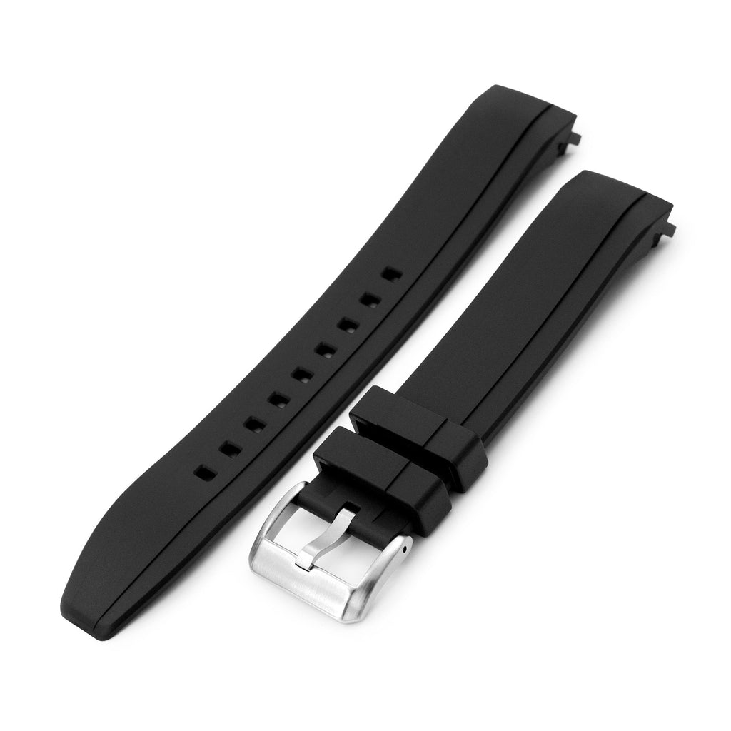 - MX1A Rubber Strap for New Seiko Monster 4th Gen., Bla Taikonaut watch band