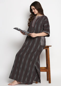 kaftan nighty cotton