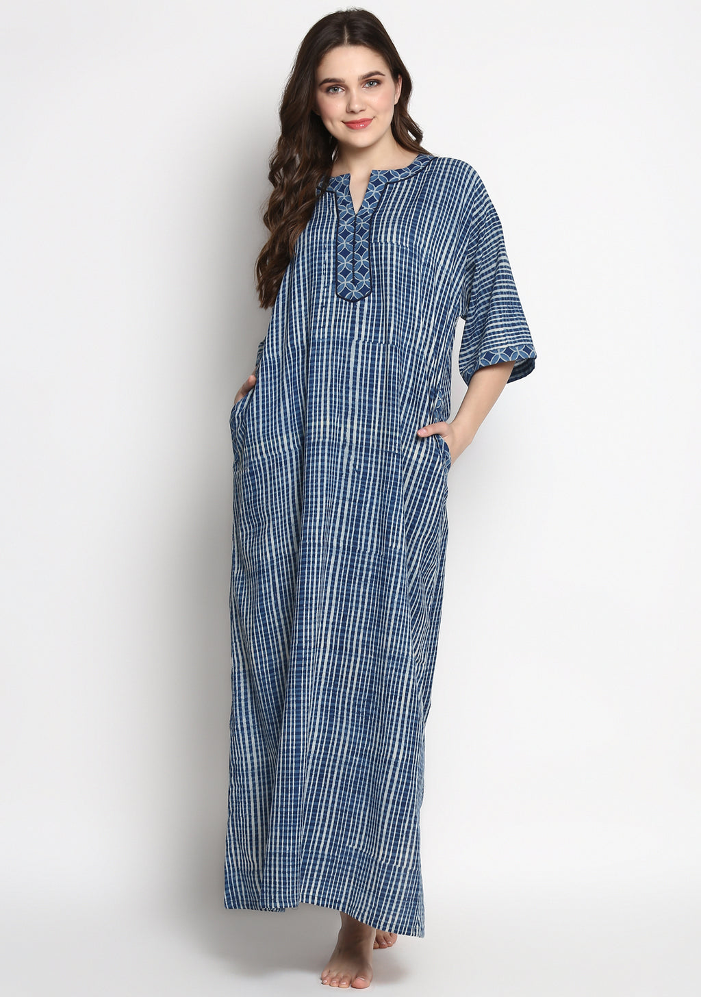 kaftan nighty cotton