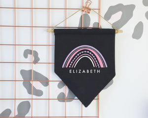Personalised Rainbow Banner Flag - You Make My Dreams