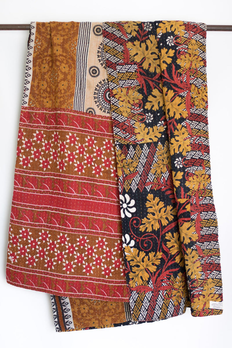 Kantha Blankets | Large Throws, Spreads - dignify