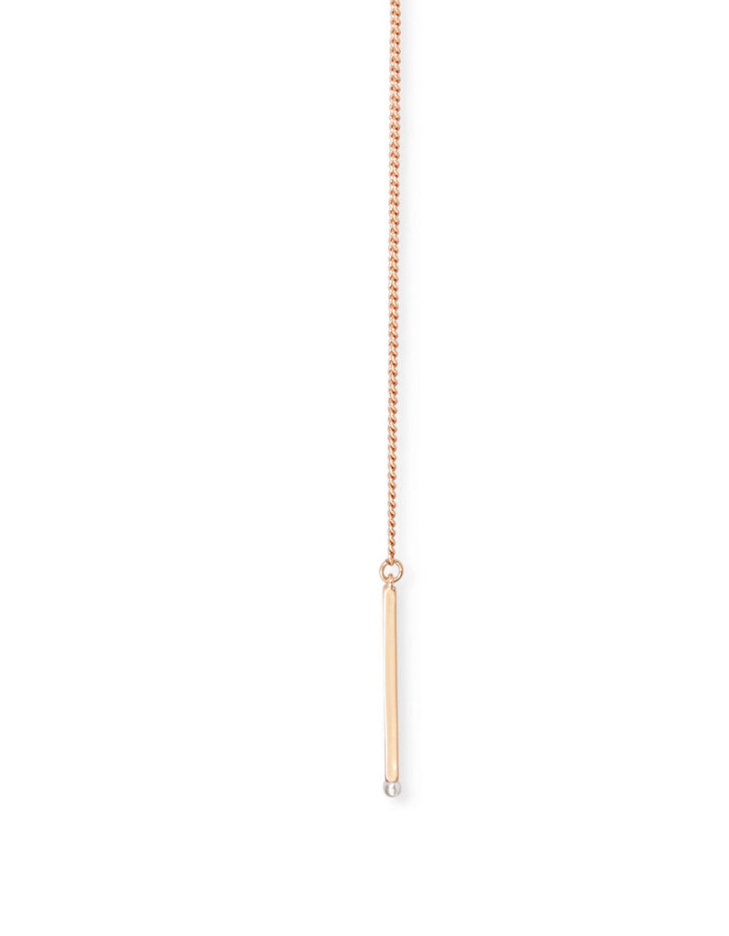 Jenny Bird Neith Necklace in Rose Gold | Shop SWANK