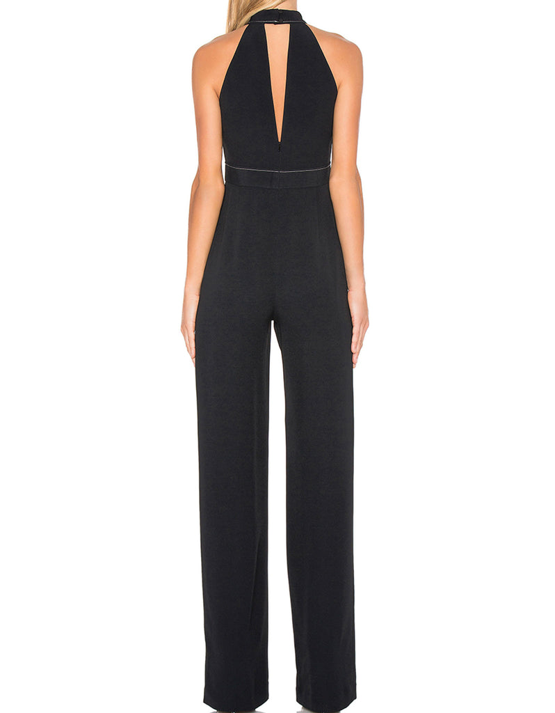 Alexis Dawn Jumpsuit in Black | SWANK