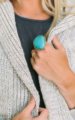 turquoise ring from there bird nest