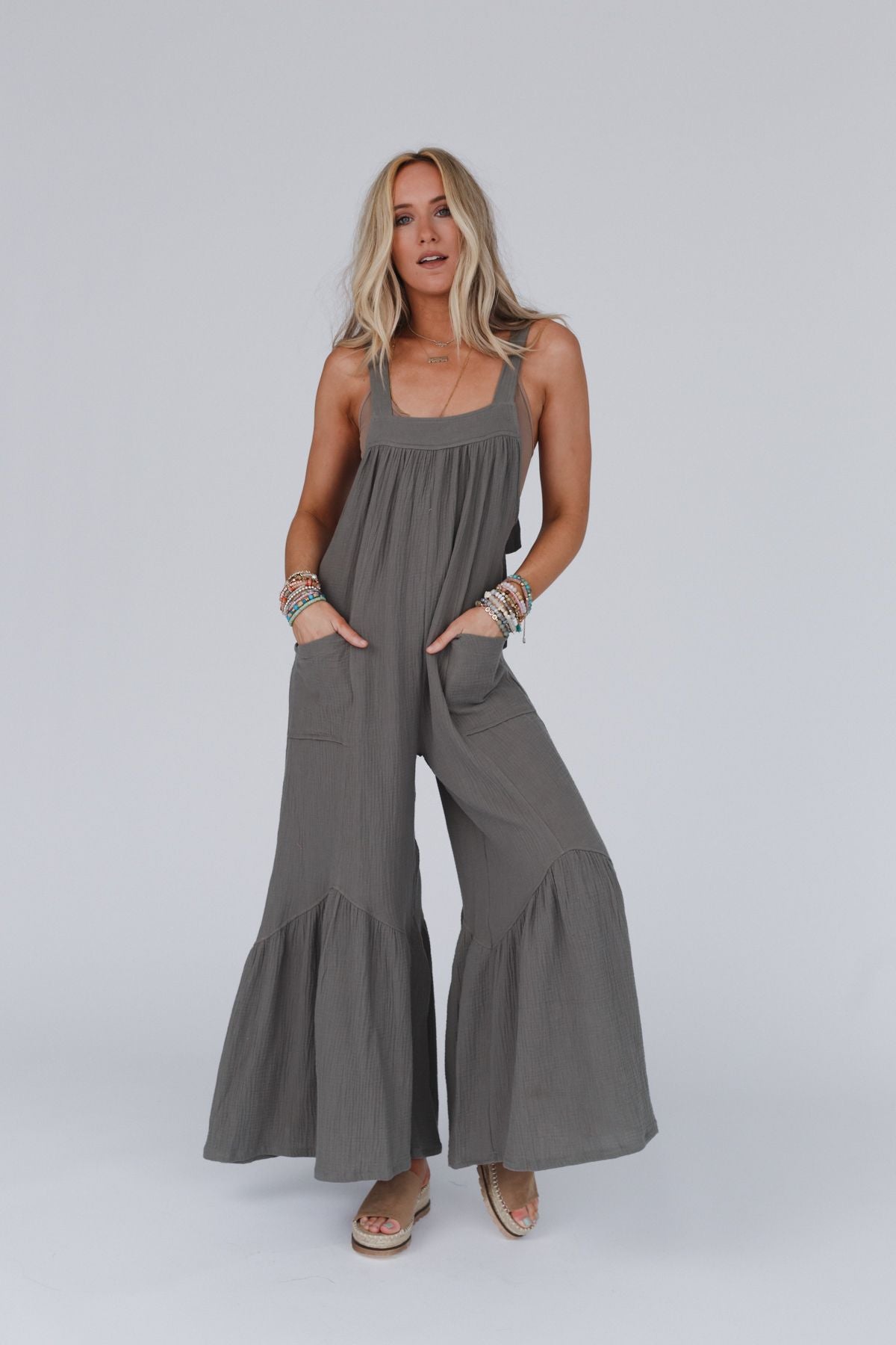 Ruffle Jumpsuit  A Southern Drawl