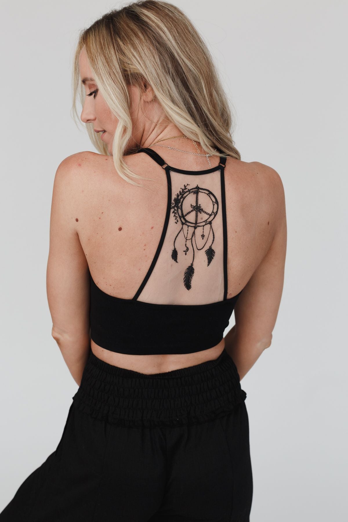 Black Tattoo Bralette