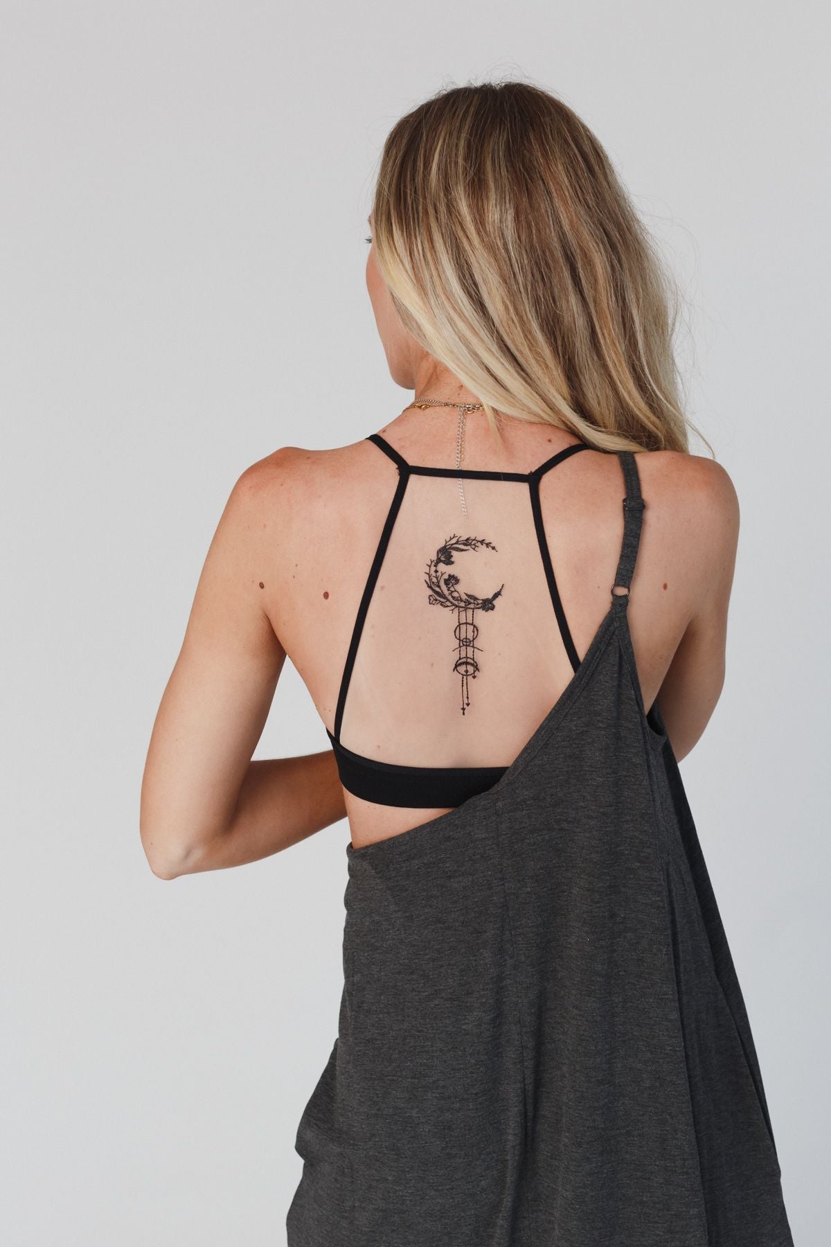 Crescent Moon Dreamcatcher Tattoo Mesh Bralette -  Canada