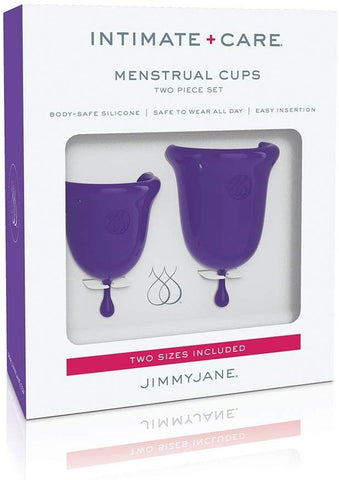 JimmyJane - Intimate Care Menstrual Cups (Purple)