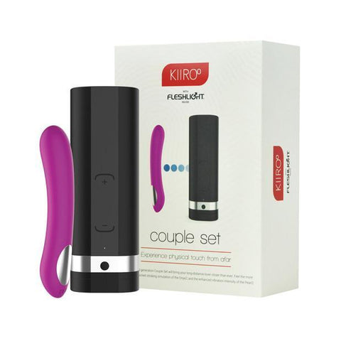 Kiiroo - Onyx2 & Pearl2 Interactive Couples' Massager Set (Purple)