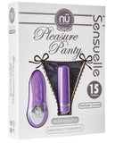 NU - Sensuelle Pleasure Panty 15 ฟังก์ชั่น Bullet พร้อมรีโมทคอนโทรล (สีม่วง)