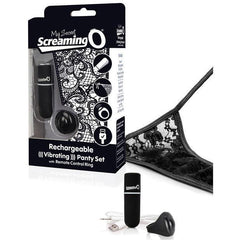 The Screaming O - My Secret Rechargeable Remote Control Panty Vibrator (Black)
