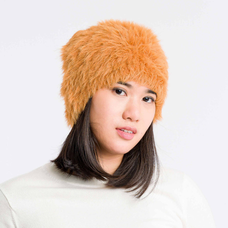 Faux Fur Fuzzy Beanie Hat Vegan Furry – VERLOOP |