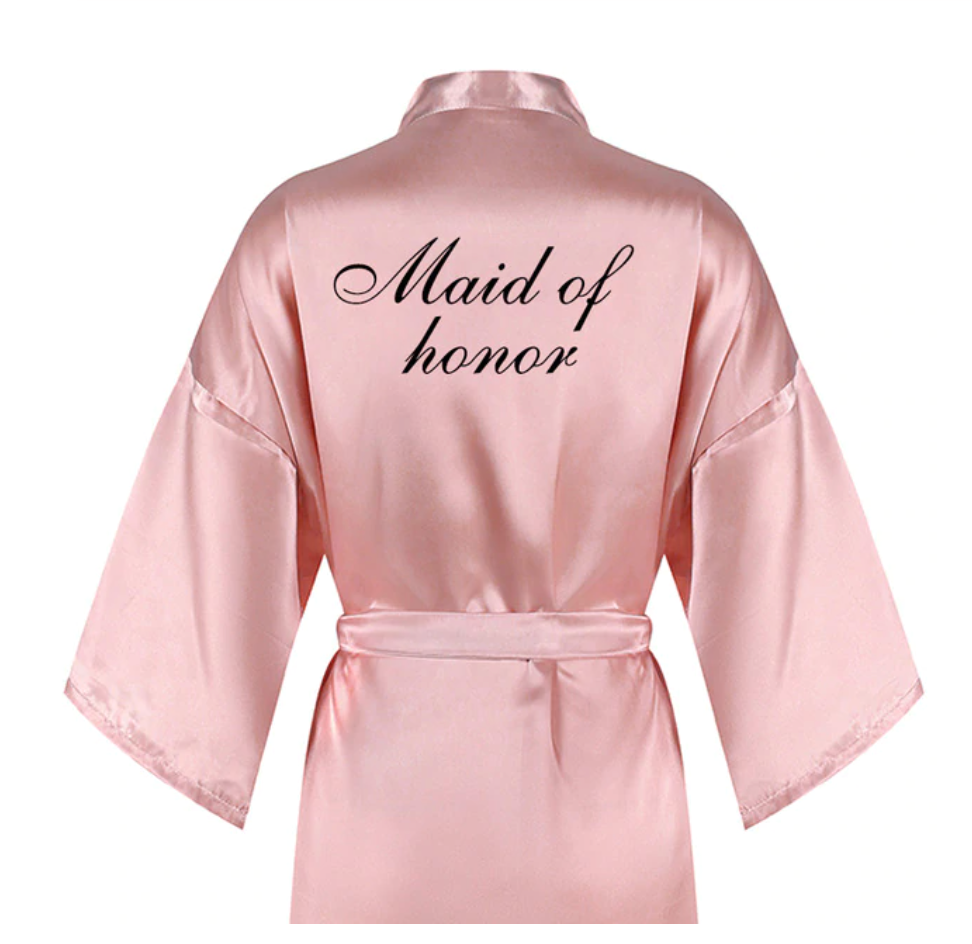 maid of honor robe