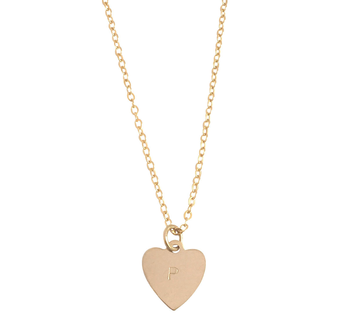 The Avery | Heart Initial Necklace 18/20
