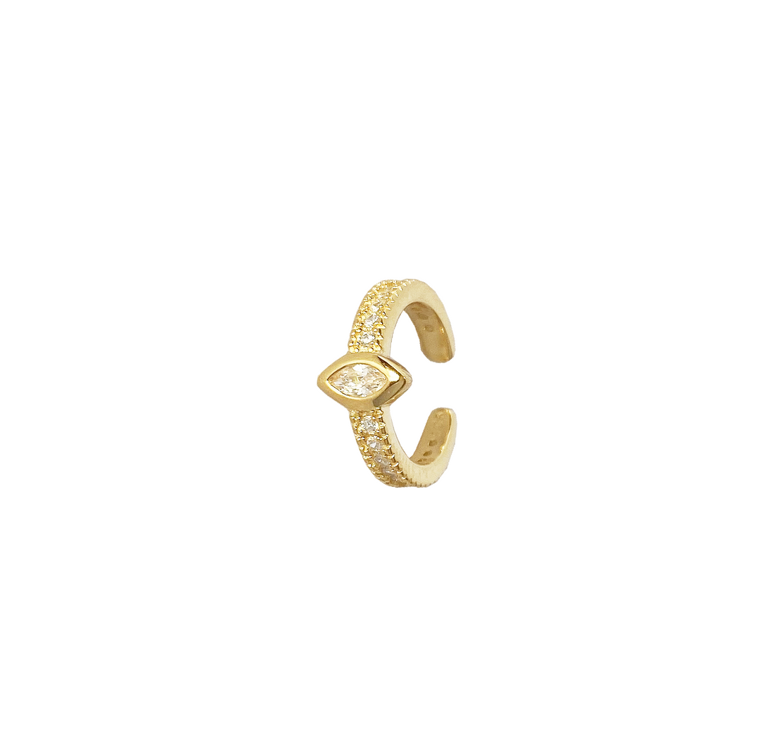 Dillon - Eye Cuff Gold 18k Gold Plate | Designer Jewellery | Misuzi